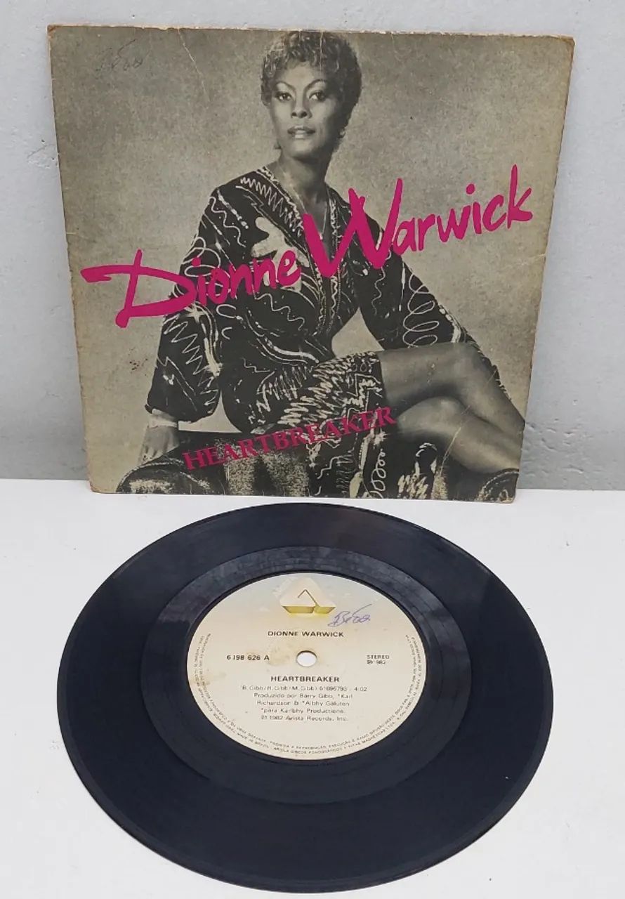 Lp Disco de Vinil Compacto - Dionne Warwick - Heartbreaker 1982 - Foto 3