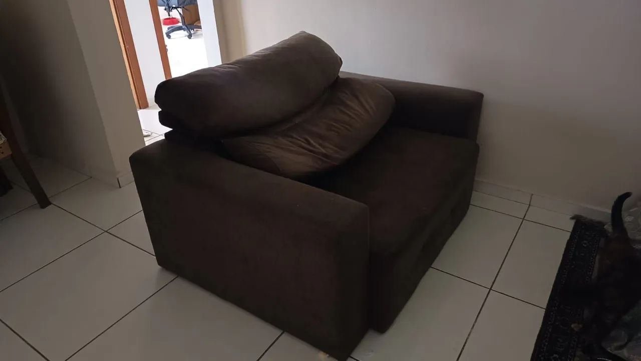 Sofá 2 lugares usado - 200 reais