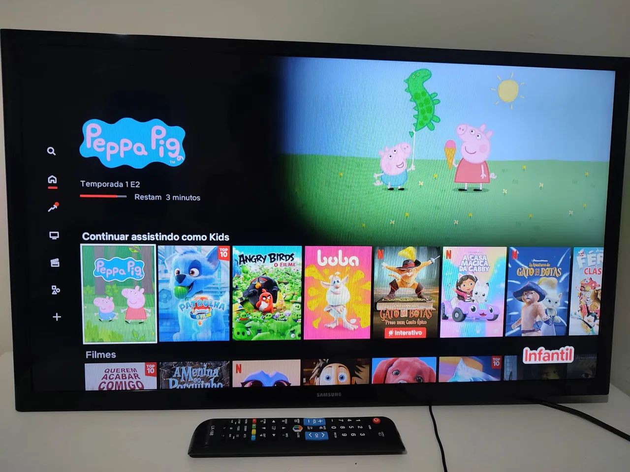 SMARTV SAMSUNG 32 POLEGADAS ACEITO CARTÃO ATÉ 12X  - Foto 2