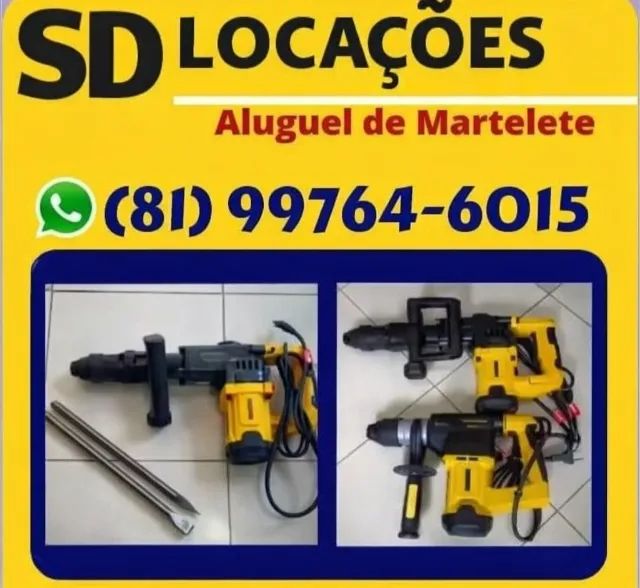 Aluguel de martelete 