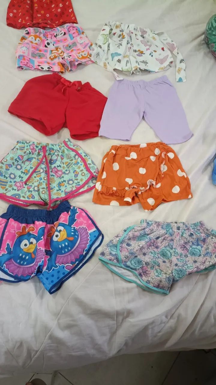 Kit Bermudas Infantis Usadas - Foto 4
