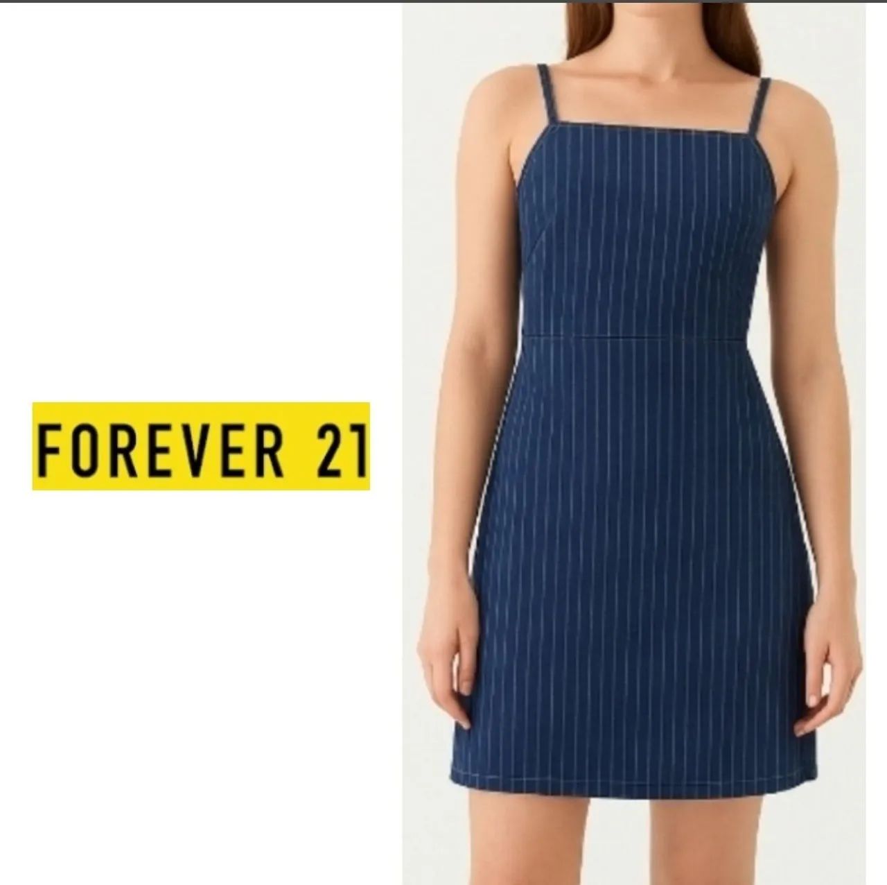 FOREVER 21 vestido jeans 