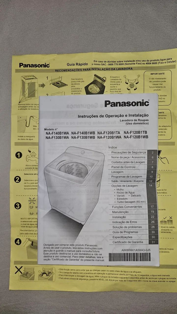 Máquina de Lavar  12kg  Panasonic Ciclone - Foto 3
