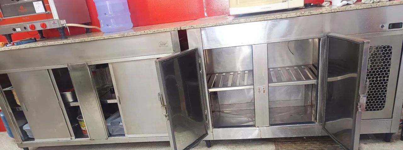 BALCÃO INOX GELADO E NEUTRO  - Foto 2