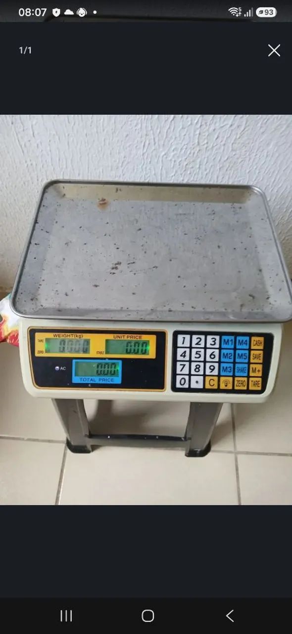 Balança usada 