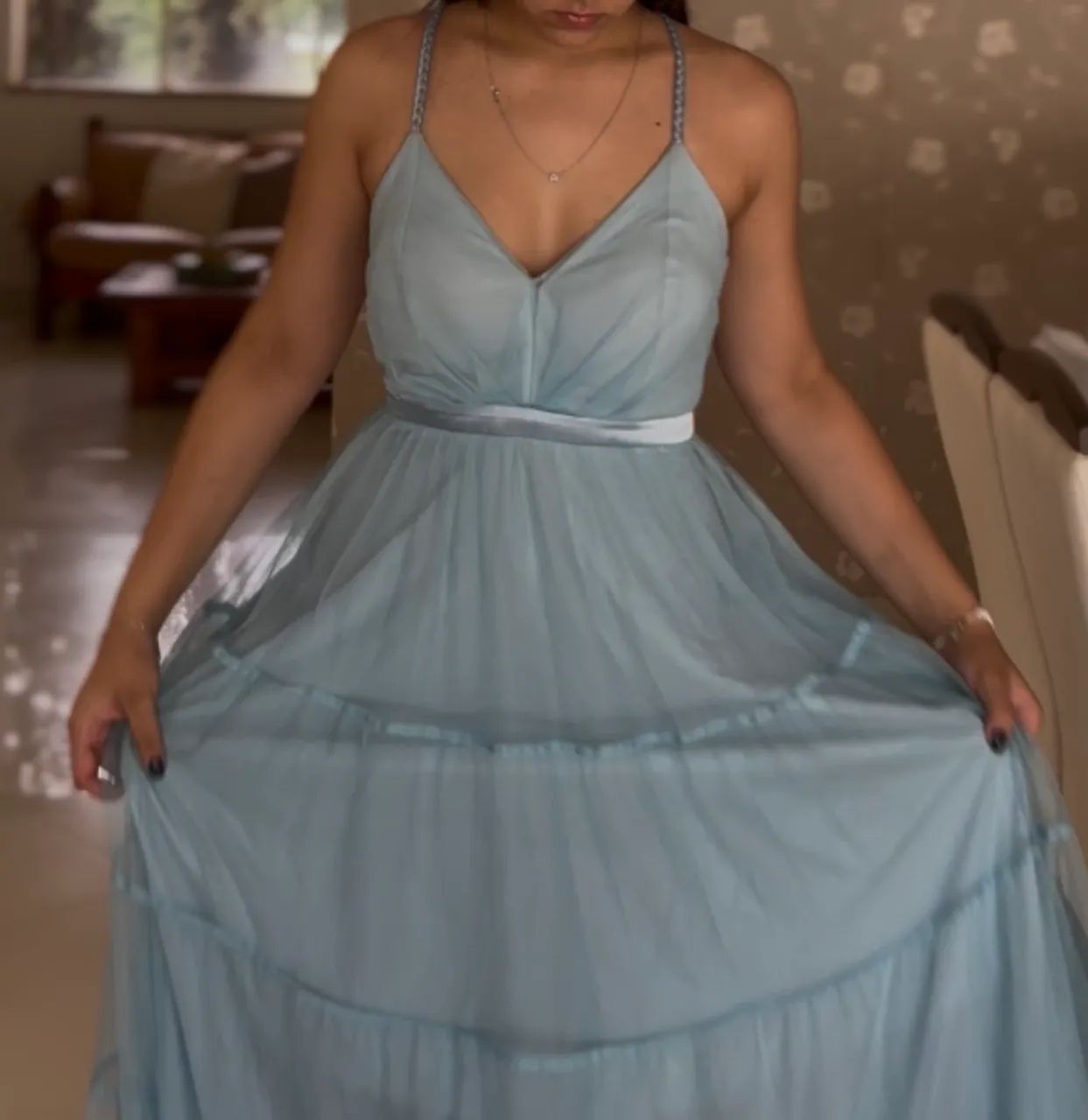Vestido de festa azul  - Foto 2