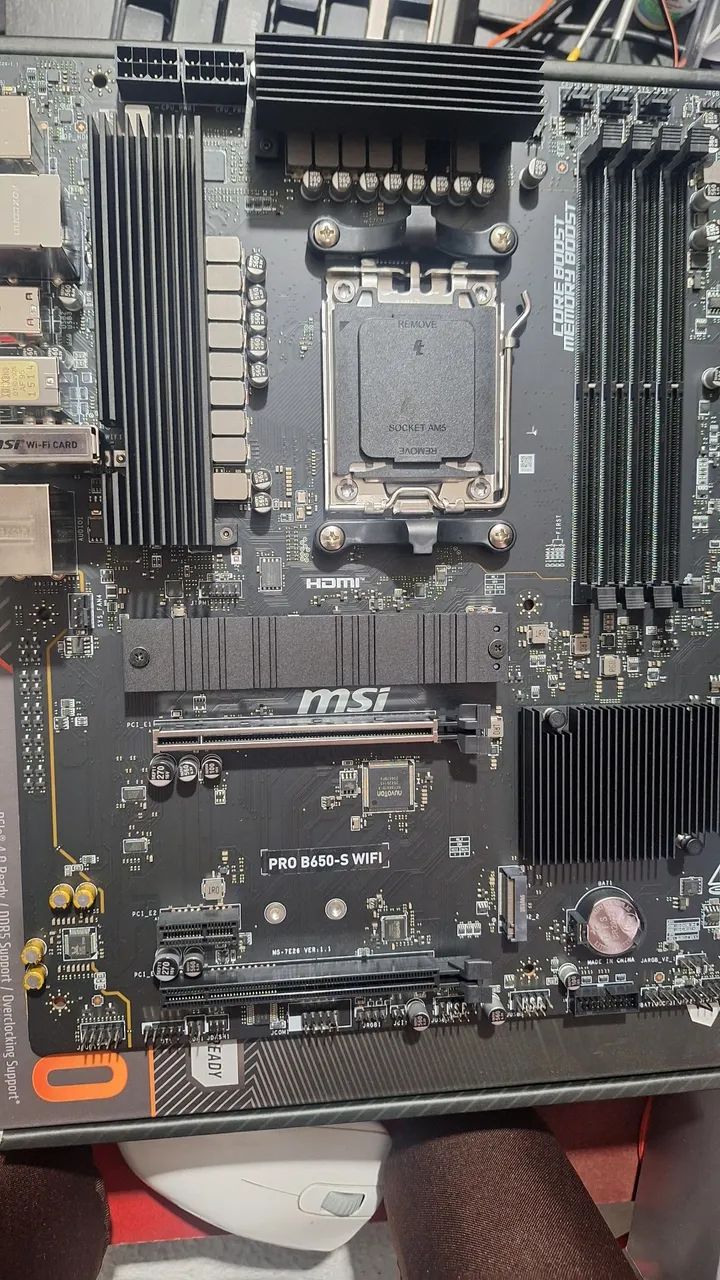 Placa Mãe MSI AM5 B650-S WIFI - Foto 2