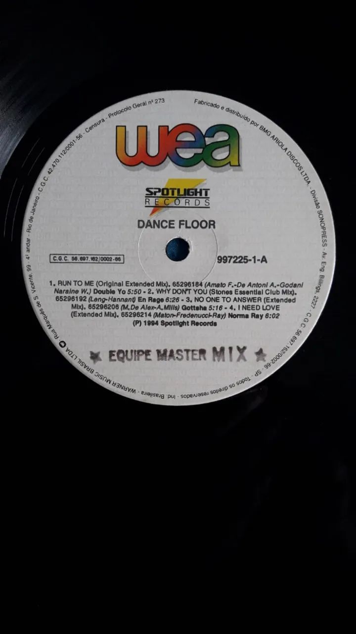Disco de Vinil Dance Floor   Gottsha - No One To Answer e outros - Foto 2