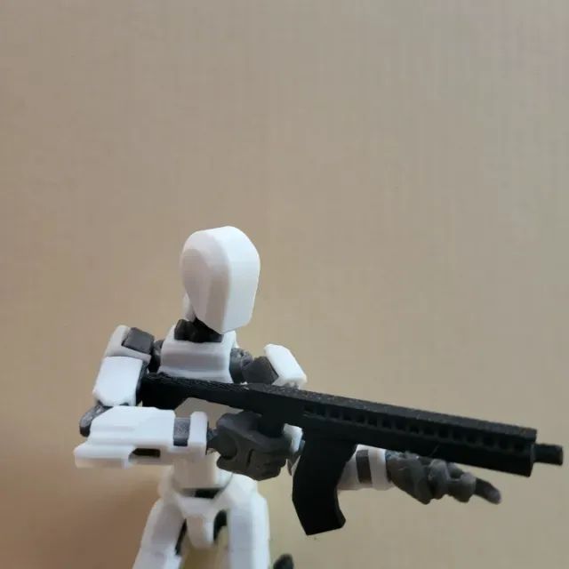 KIT 5 bonecos dummy articulados  com armas  - Foto 5