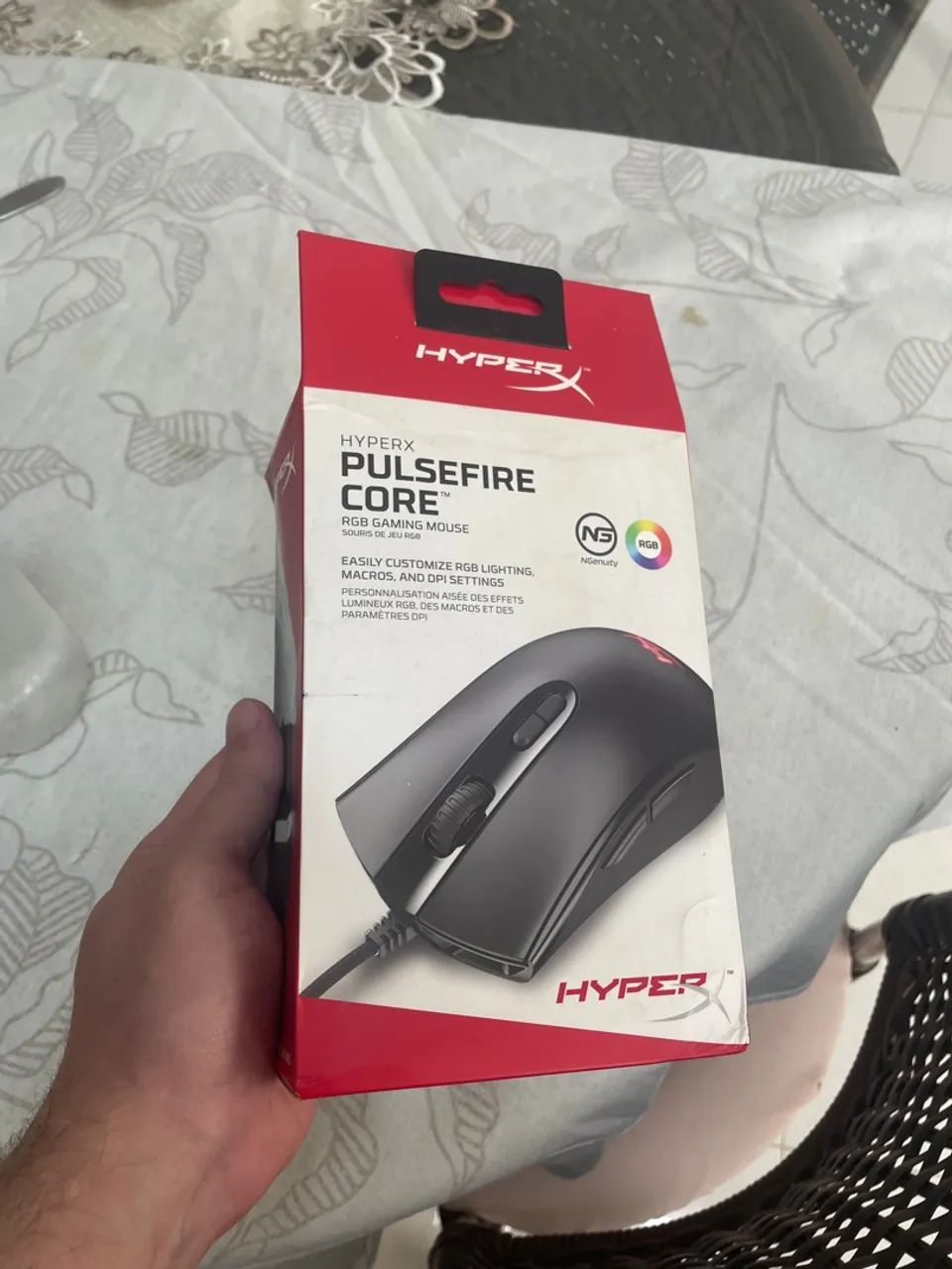 Mouse HyperX Pulsefire Core preto - Foto 2