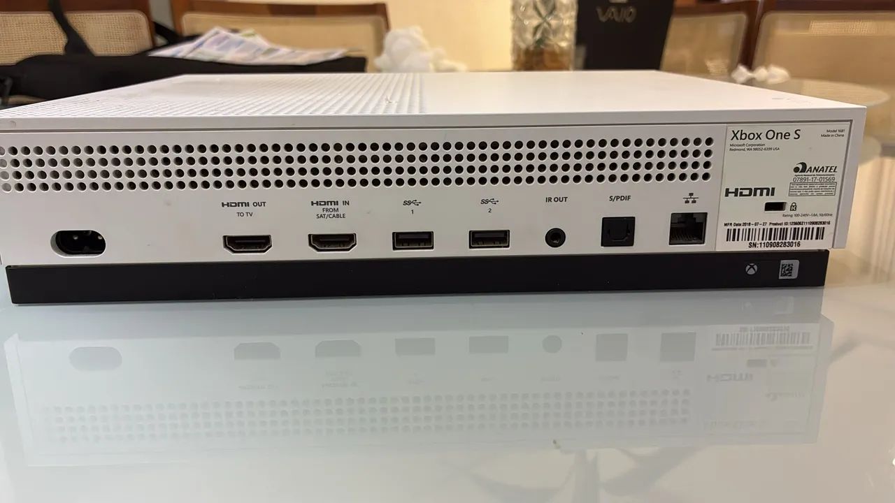 Xbox One S + Controle - Com defeito - Foto 3