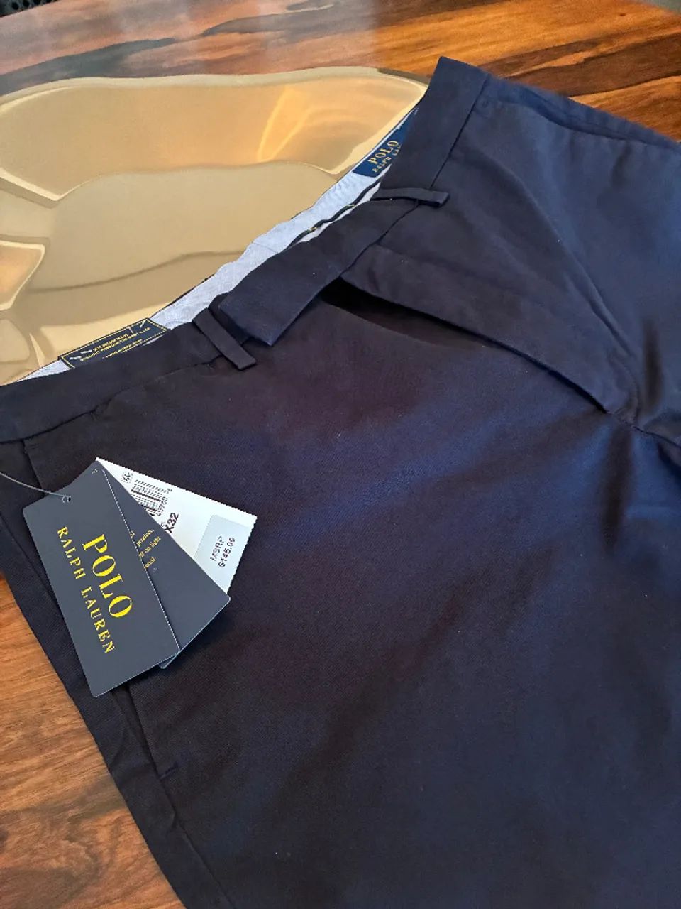 POLO COUNTRY×ELEMENT CHINO W32xL32 Calça Polo Ralph Lauren Chino Aviator Navy 34x32 (44, no Brasil
