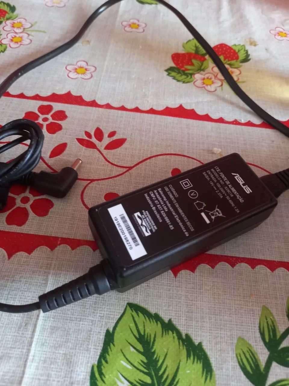 Fonte Notebook Asus 19 V 2.37A