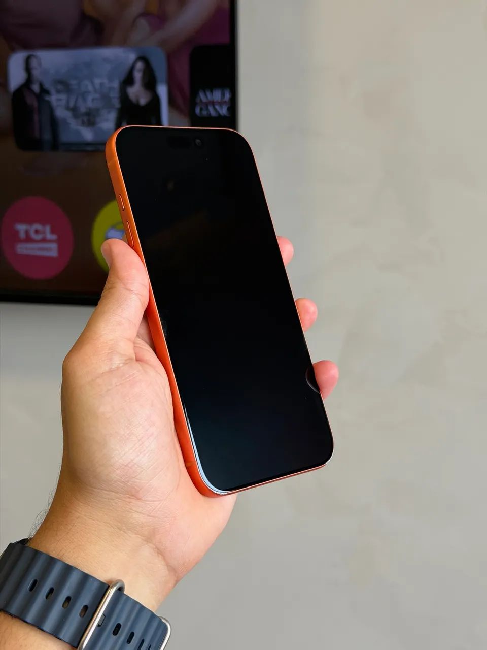 iPhone 17 pro Max 256gb Laranja seminovo garantia Apple - Foto 3