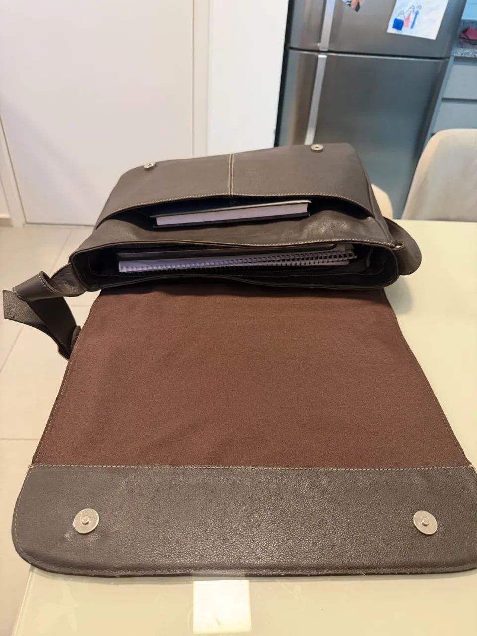Bolsa/Pasta Couro Legítimo Vettorl - Foto 3