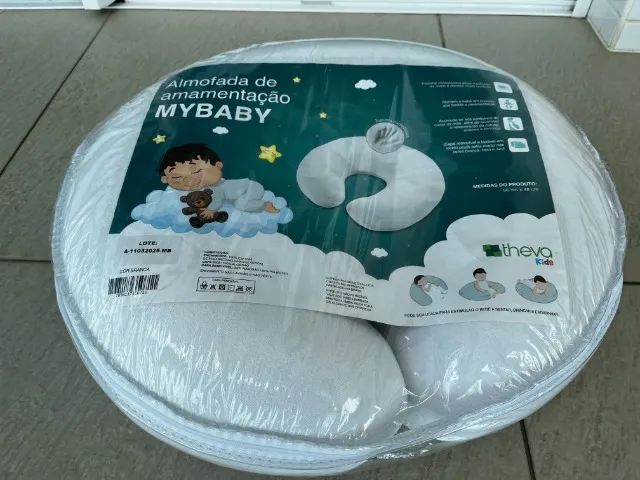 Almofada Para Amamentação Copespuma My Baby Branco - Foto 3