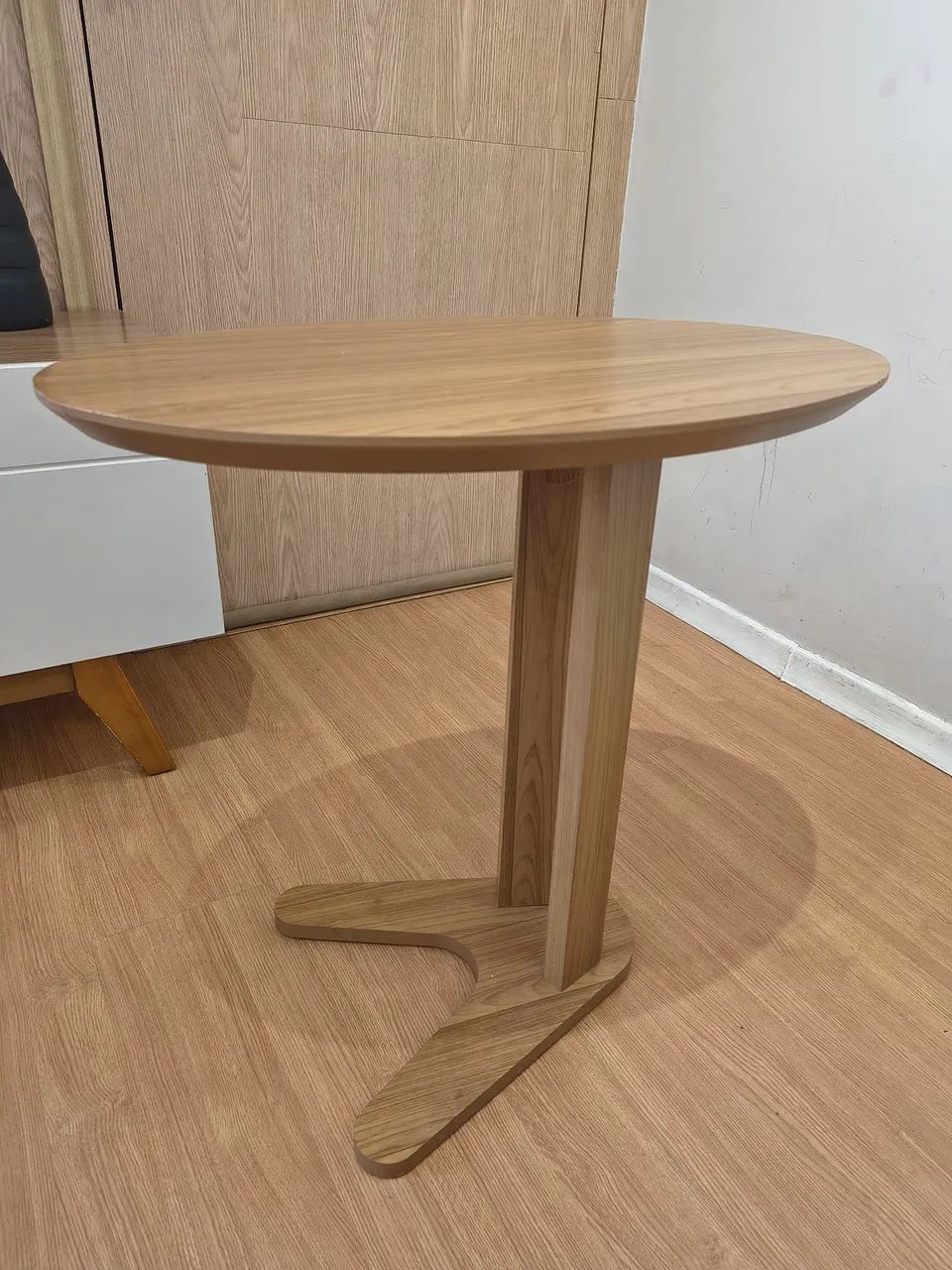 Mesa Lateral em MDF 60 cm Freijó  - Foto 2