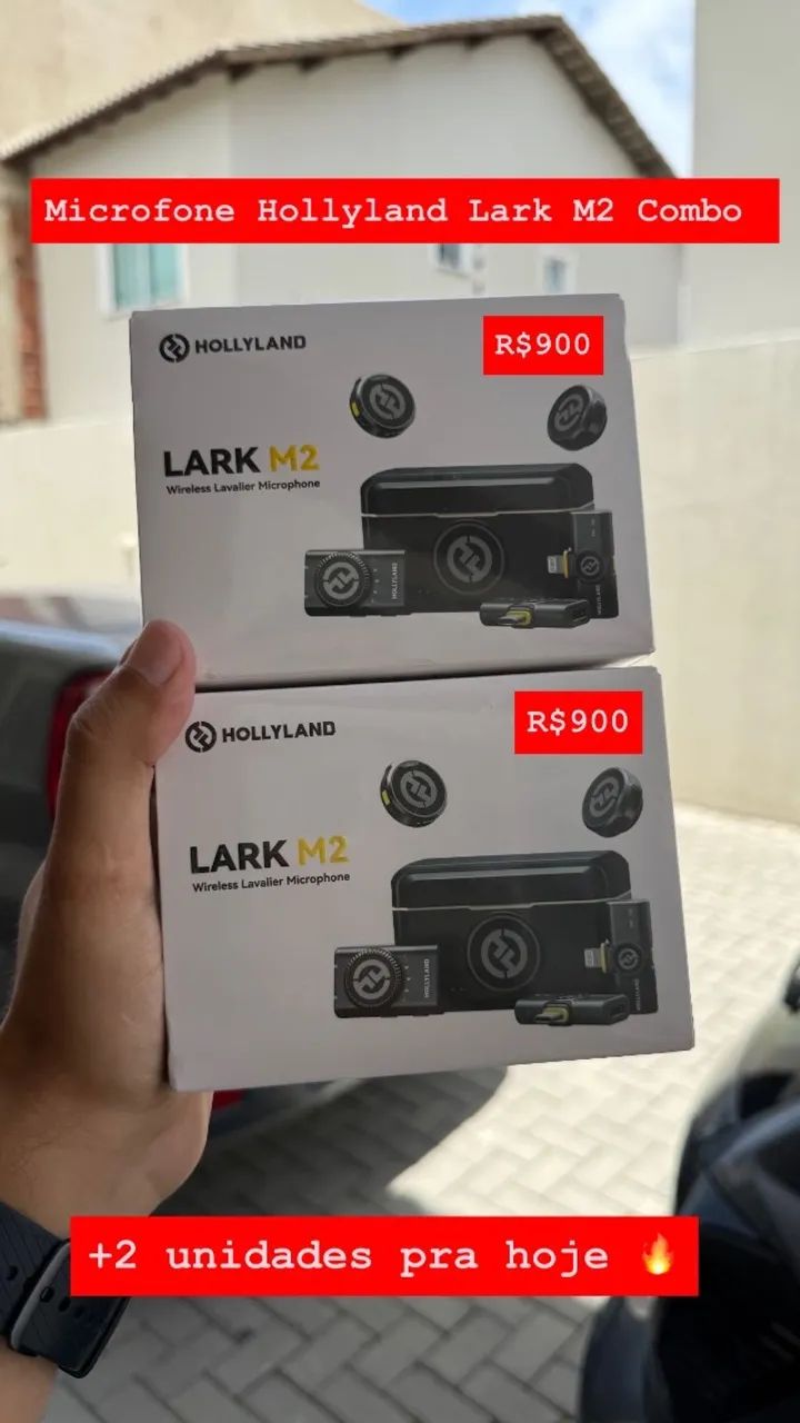 Hollyland Lark M2 Combo Microfone 