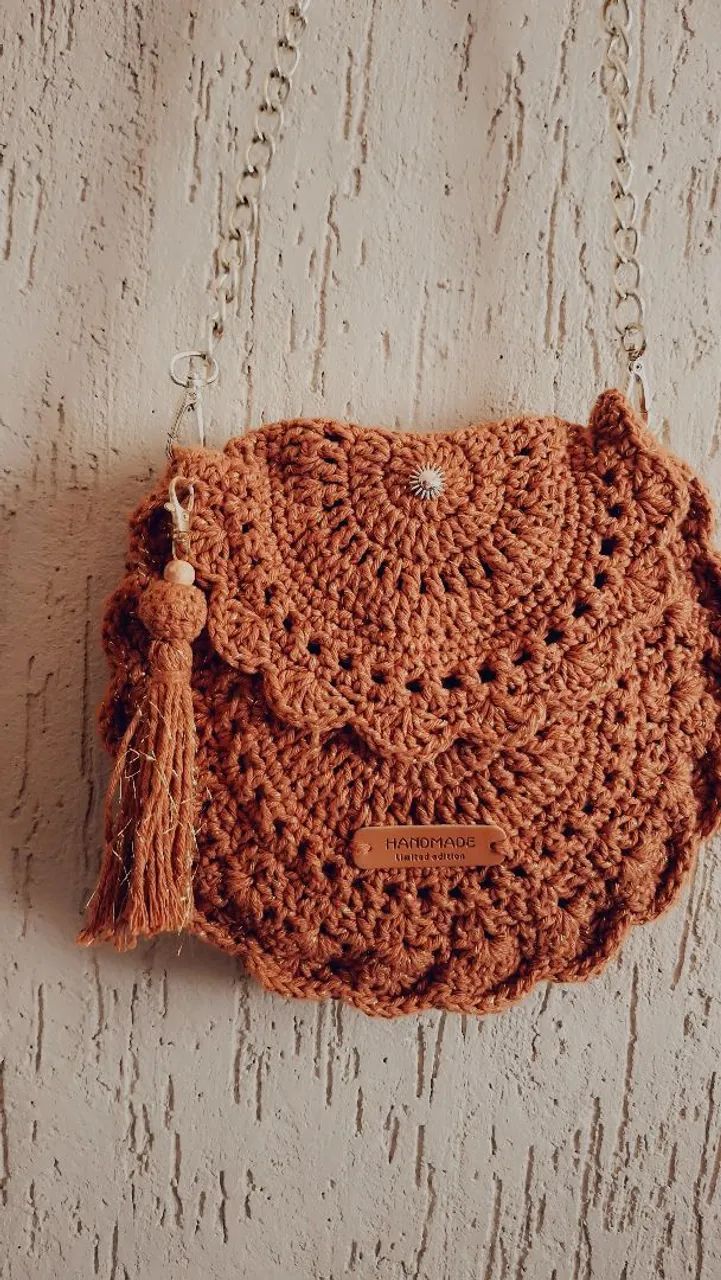 Bolsa Boho crochê 