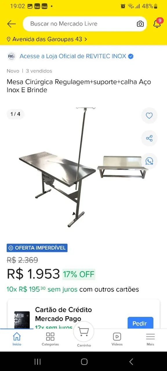 Mesa de atendimento clínica veterinário  - Foto 2