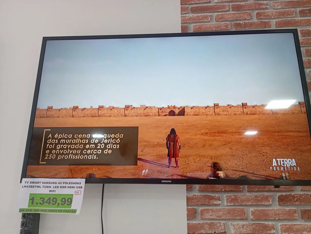 Smart tv Samsung 43 polegadas LH43BET tizen LED HDR HDMI USB wi-fi 