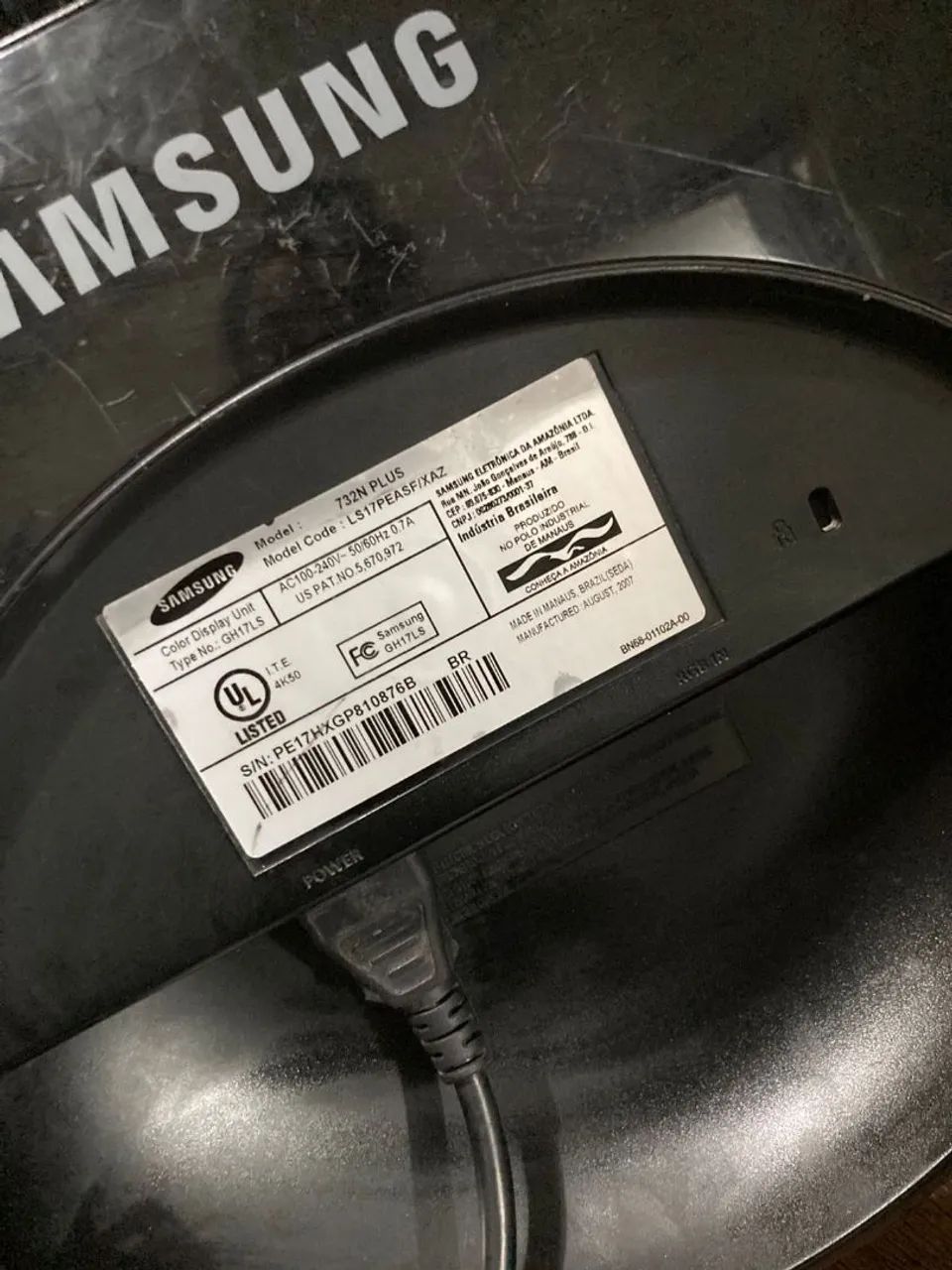 Monitor Samsung 17 Polegadas COM MANCHA - Foto 5