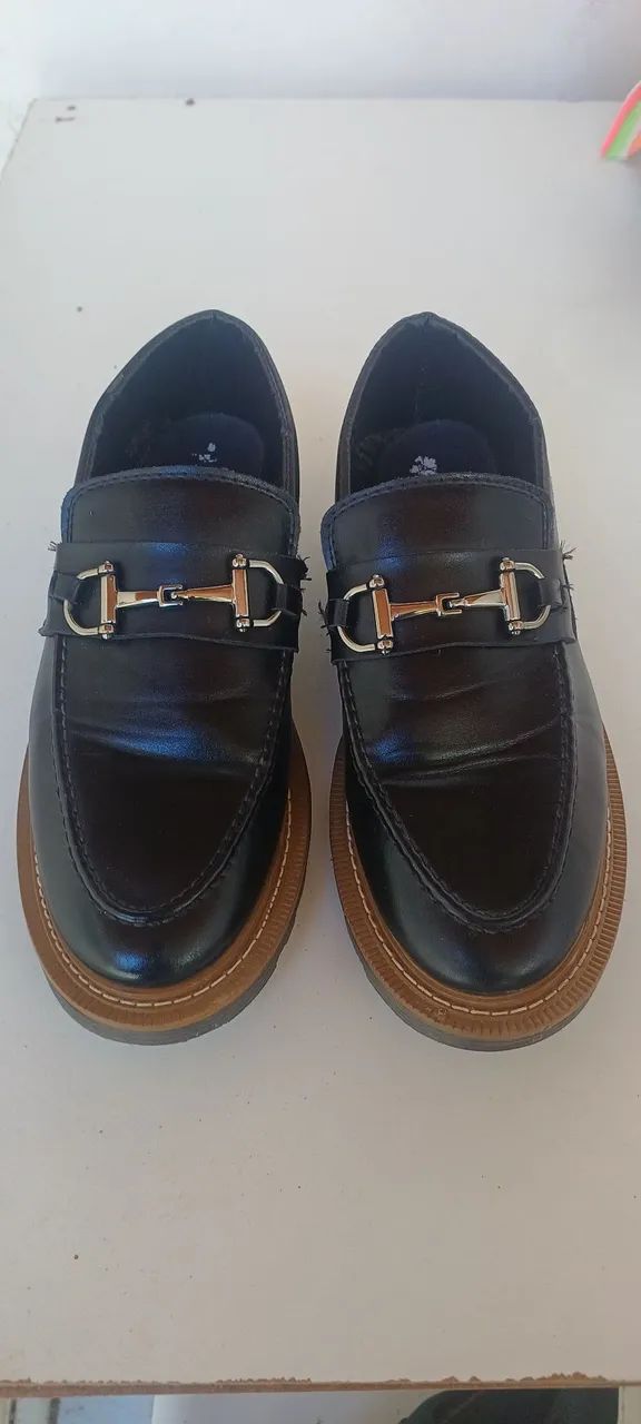 Sapato preto mocassim  - Foto 2