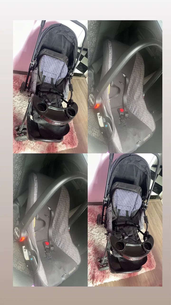Bebê conforto e carrinho de bebê 