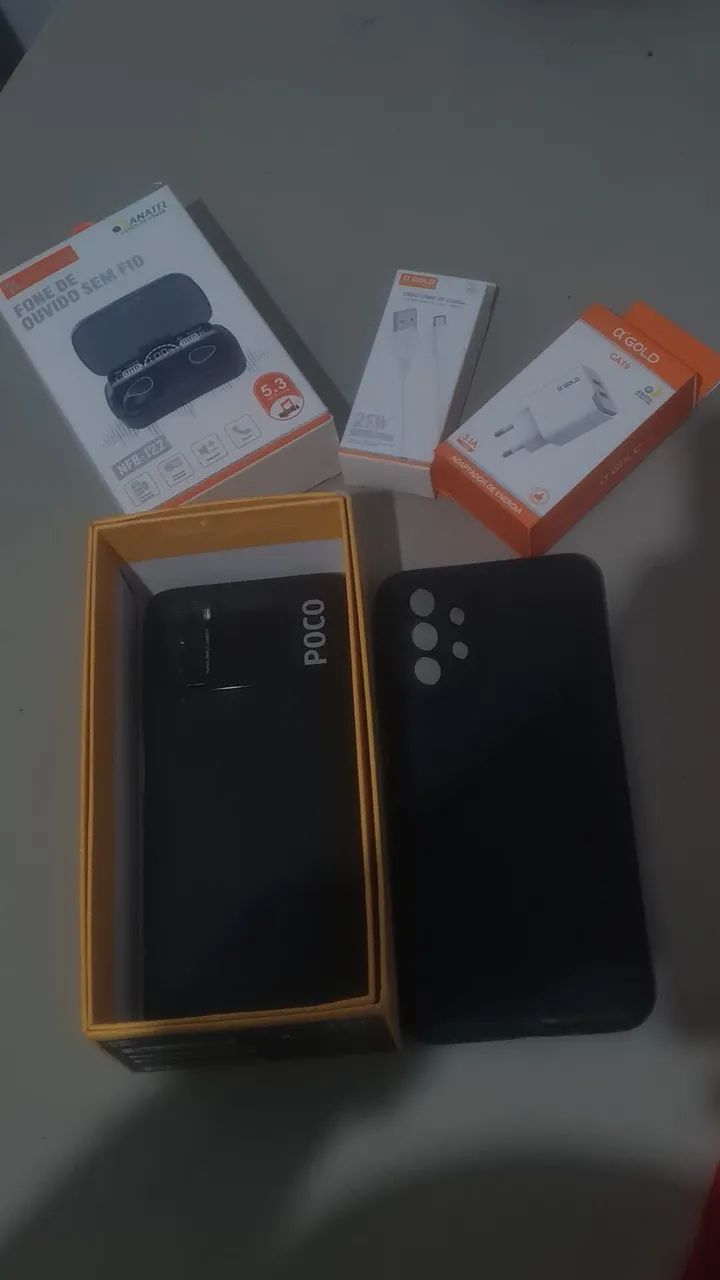 POCO M3 128GB COM CAIXA PARA SAIR HOJE - Foto 2