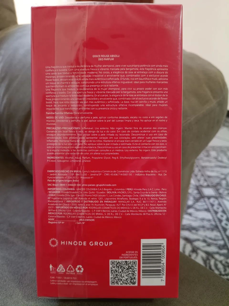 Perfume Grace Rouge Absolu Deo Parfum 100ml hinode - Foto 2