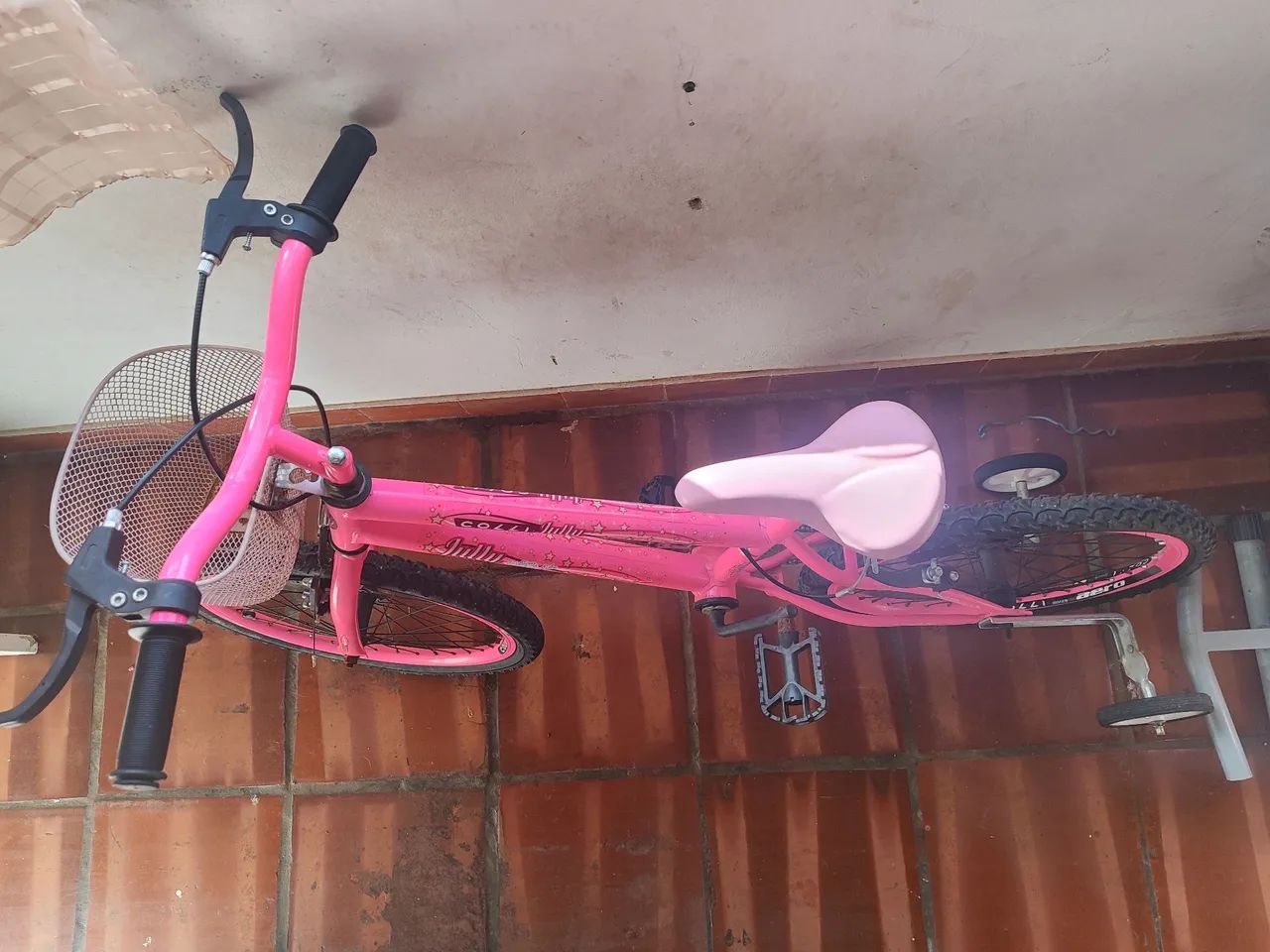 Bicicleta infantil rosa - Foto 3