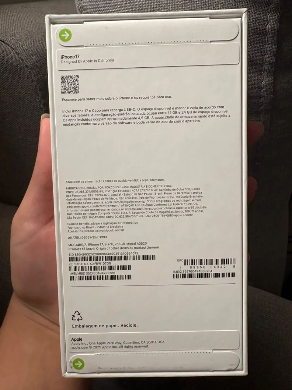 iPhone 17 256g lacrado  - Foto 4