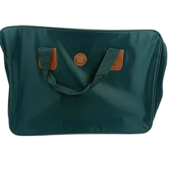 BOLSA DE VIAGEM VERDE 55x38 PASTA EXECUTIVA VERDE ESCURO - USADO  - Foto 5