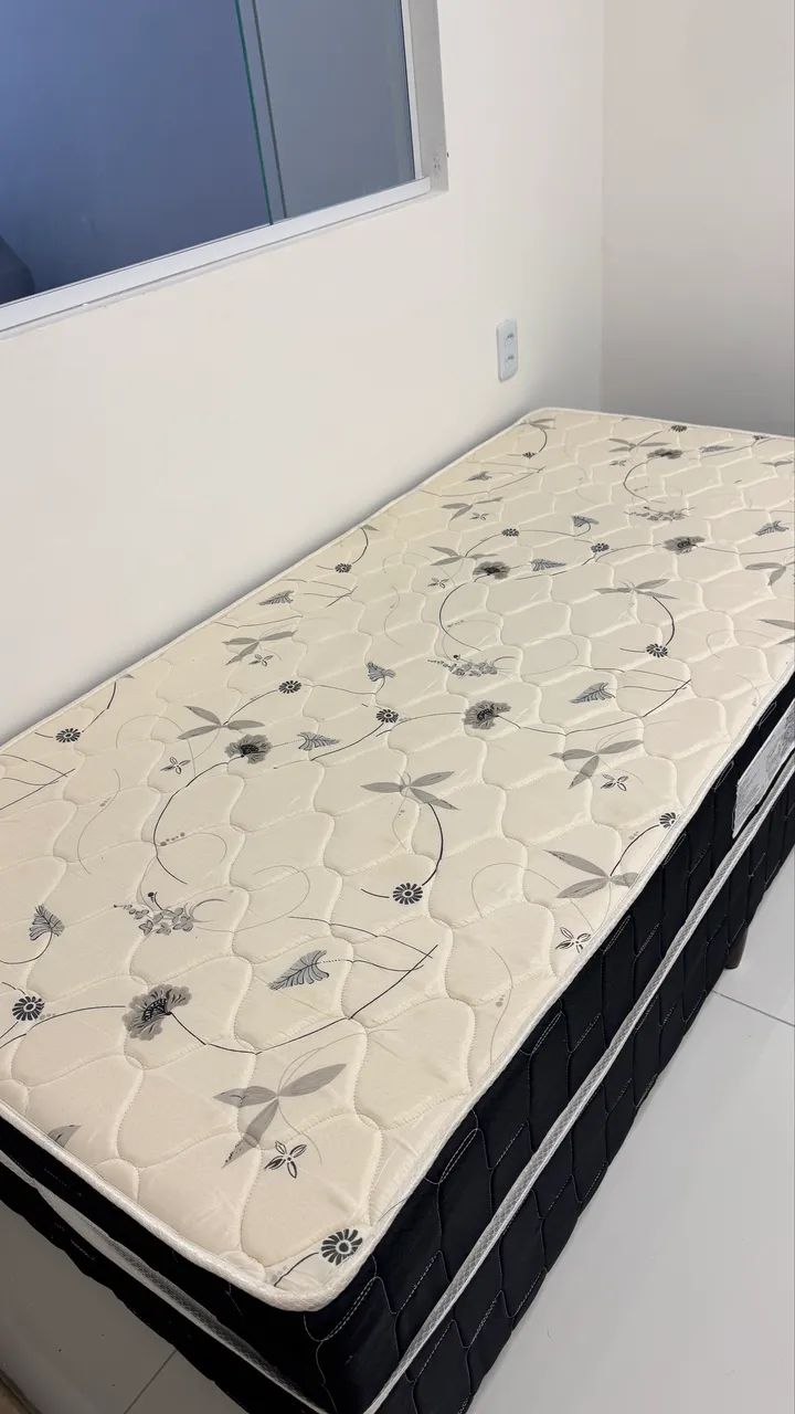 Cama box solteiro conjugada