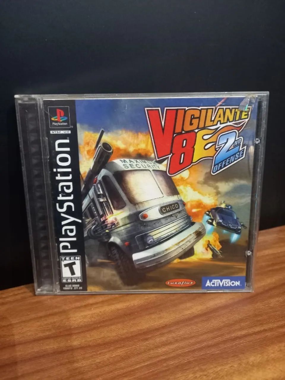 JOGO VIGILANTE 8 SECOND OFFENSE PS1 CIB USA ORIGINAL COMPLETO