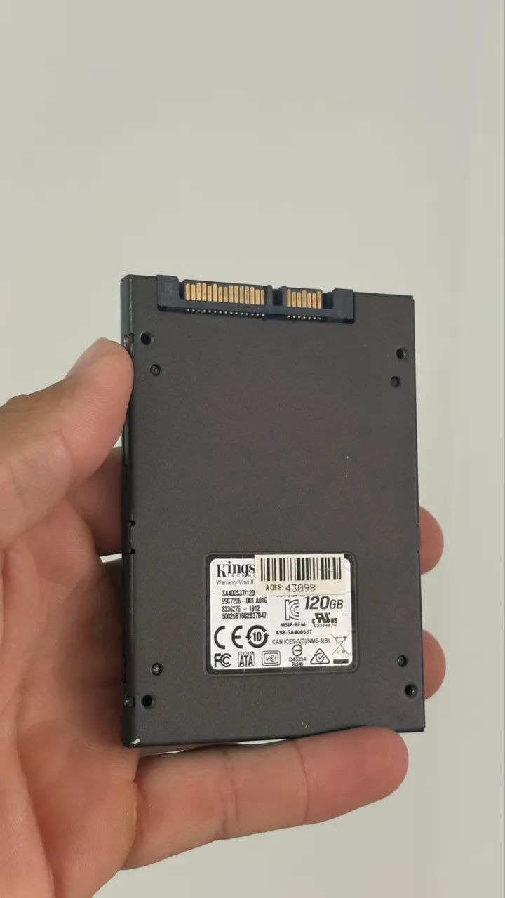 Ssd 120Gb Kingston