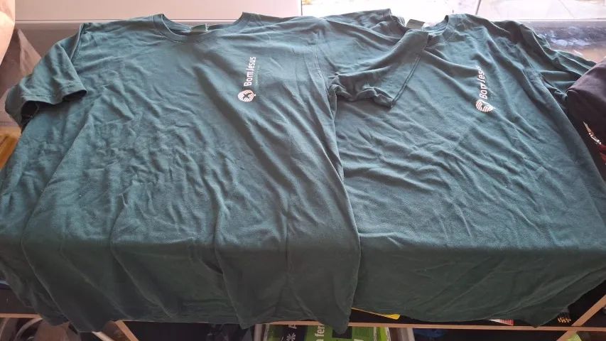 Uniforme Bom Jesus - 02 camisetas - Verde G