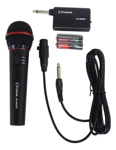 Microfone sem fio - Faço Entrega 