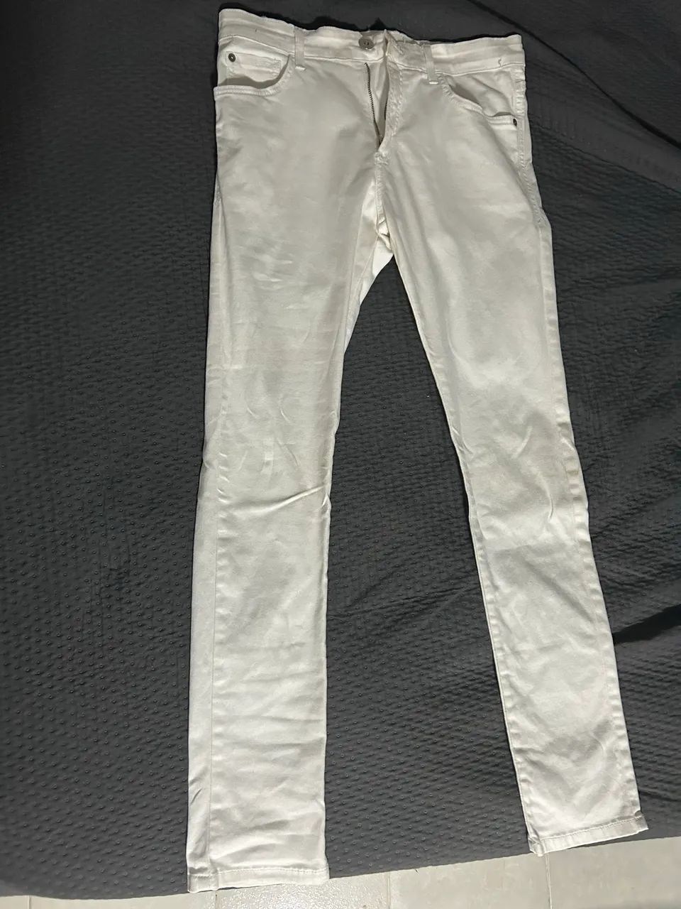 Calça branca tam 40 justa  - Foto 2