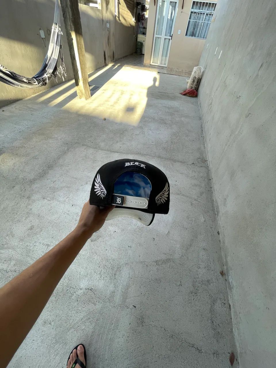 Boné Blck Brasil Aba Curva Snapback Wings Bordado Asas - Preto - Foto 5