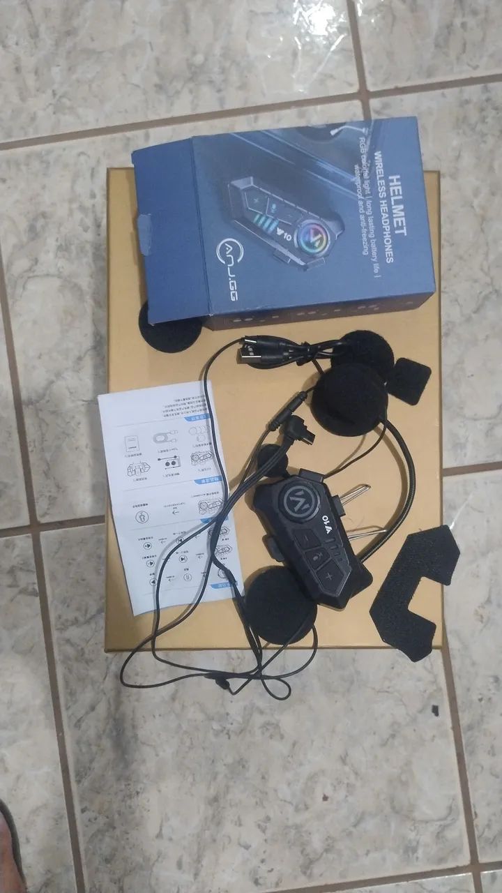 Fone para moto, bluetooth 