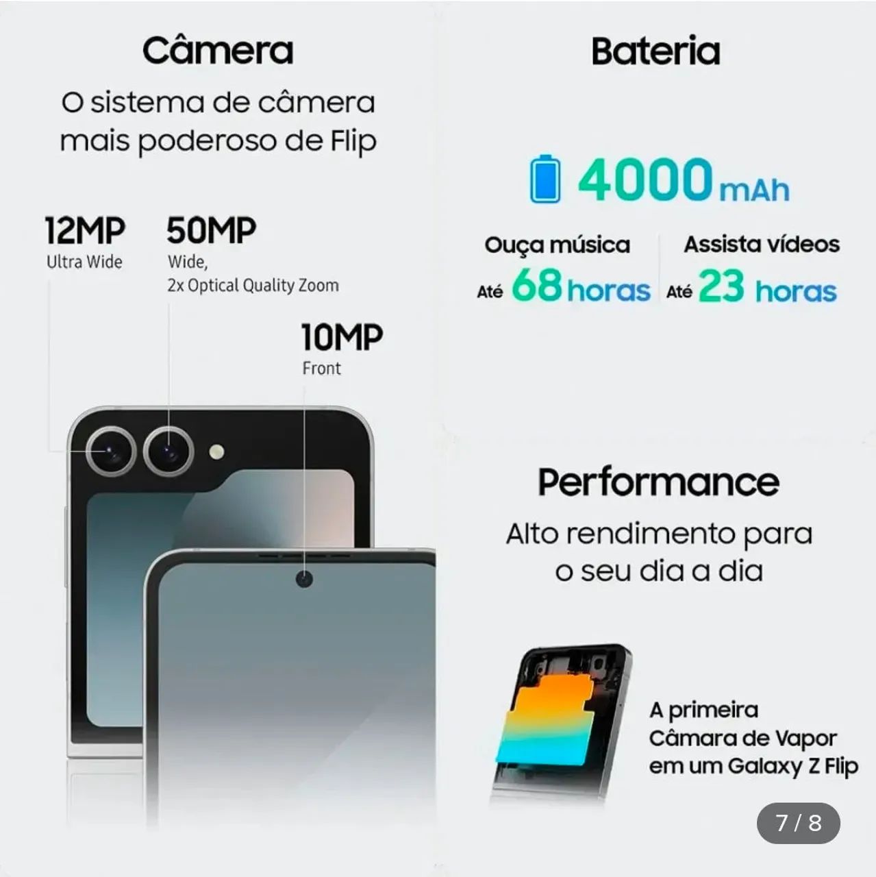Samsung ZFlip 6 256gb - Foto 3