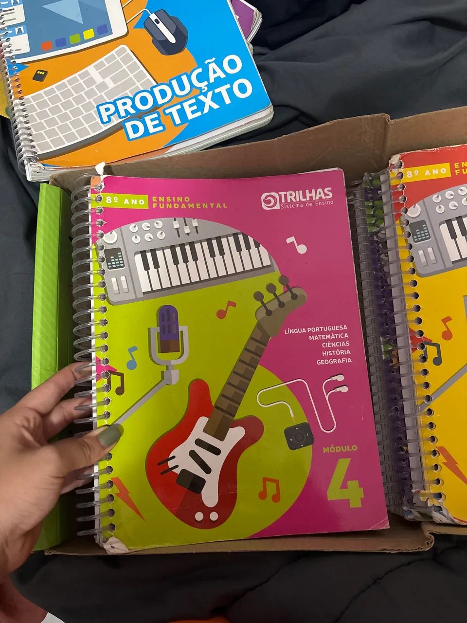 Livros oitavo ano ensino fundamental marca trilhas - Foto 5