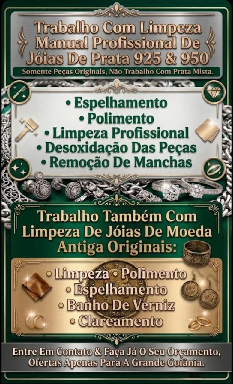 Espelhamento/Limpeza/Desoxidação ( Leia O Anúncio )