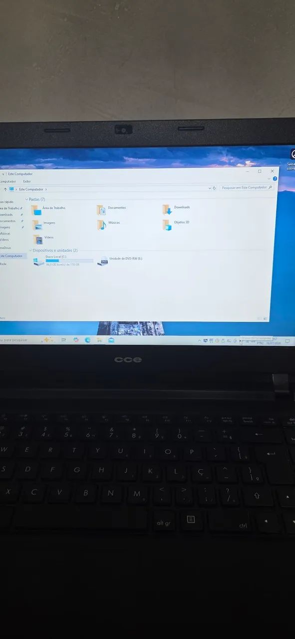 Notebook cce Win Celeron 4gb SSD 128 - leia o anúncio  - Foto 4