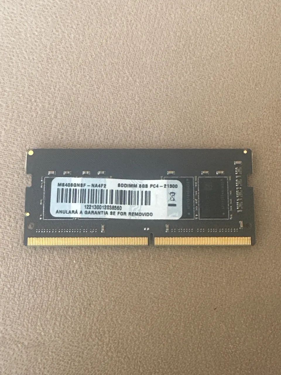 Memória note DDR4 8gb 