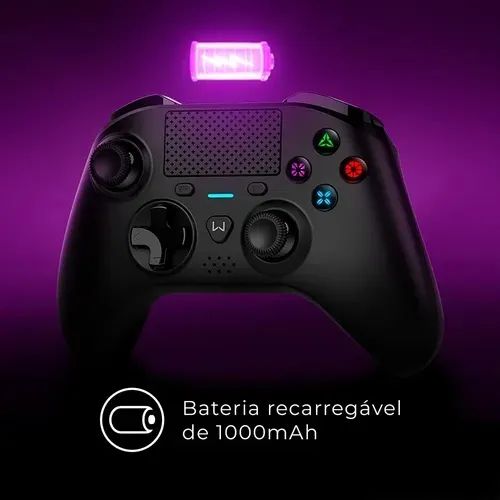 Controle Mine Pro Bluetooth Preto Warrior - Js0093 para PS4 e PC - Foto 2