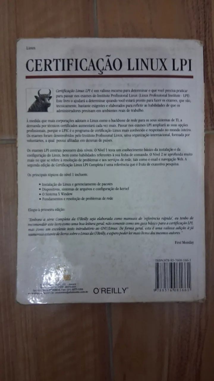 Livro Certificação linux lpi: rápido e prático 1
