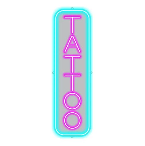 Luminária Neon Led Tattoo 30x100cm - Foto 3