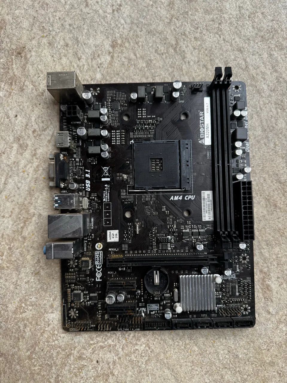 Placa Mãe Biostar A320MH ver.6.7 (SUCATA)